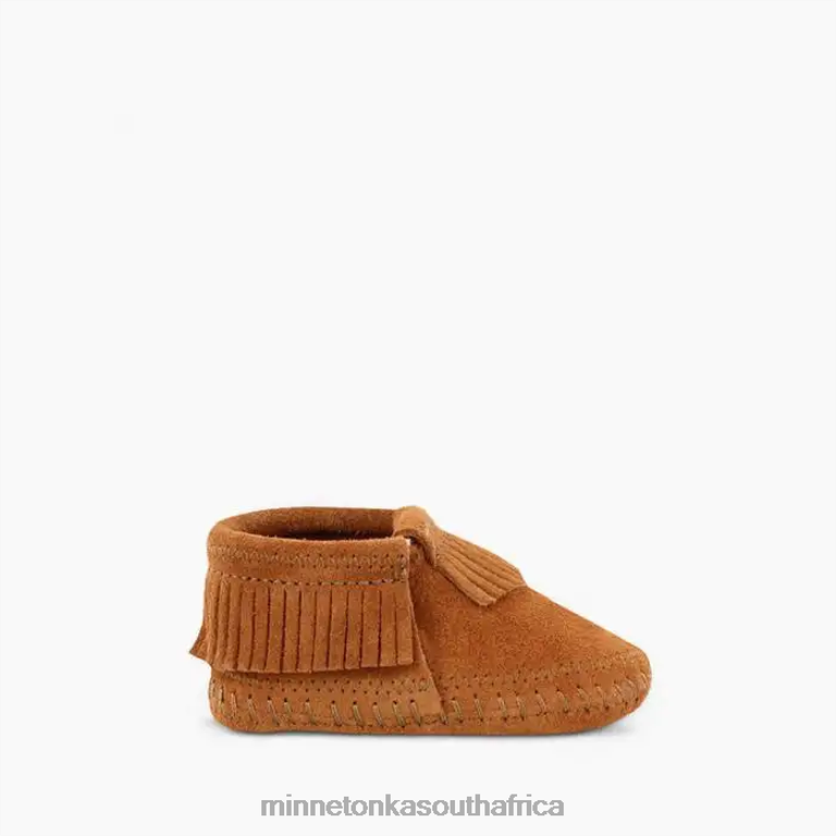 Minnetonka Footwear RNL6F477 Kids Riley Bootie Brown