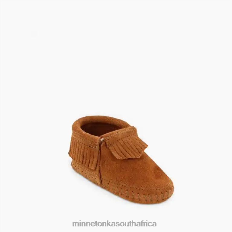 Minnetonka Footwear RNL6F477 Kids Riley Bootie Brown