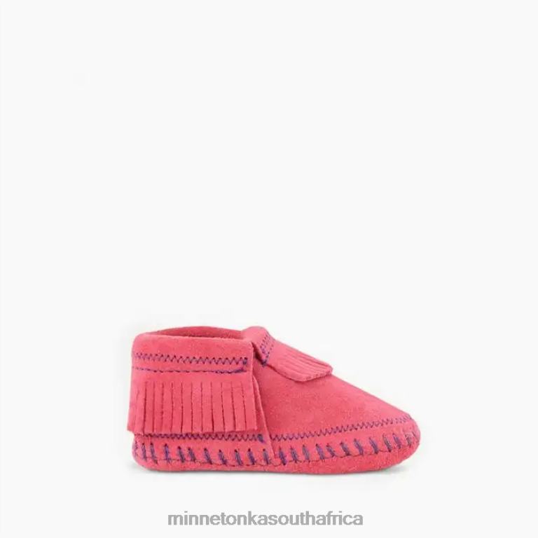 Minnetonka Footwear RNL6F479 Kids Riley Bootie Hot Pink