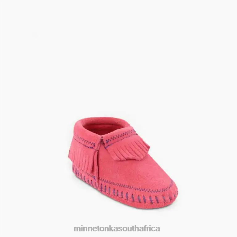 Minnetonka Footwear RNL6F479 Kids Riley Bootie Hot Pink