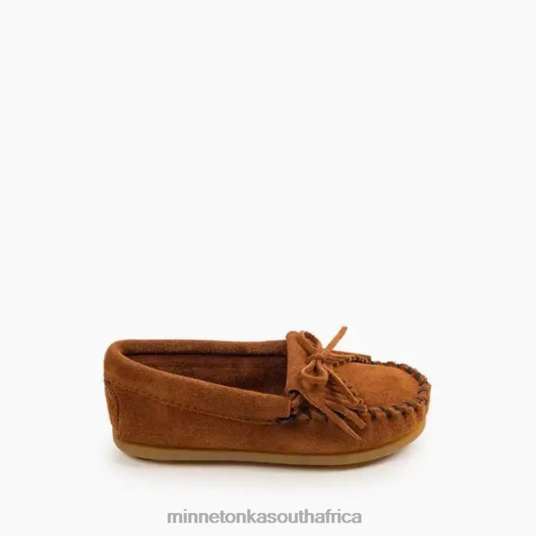 Minnetonka Footwear RNL6F457 Kids Kilty Hardsole Brown