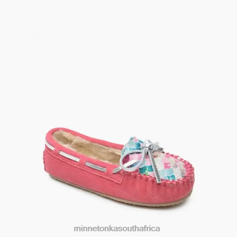 Minnetonka Footwear RNL6F496 Kids Cassie Mermaid Hot Pink