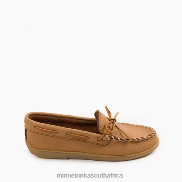 Minnetonka Footwear RNL6F327 Men Moosehide Classic Natural