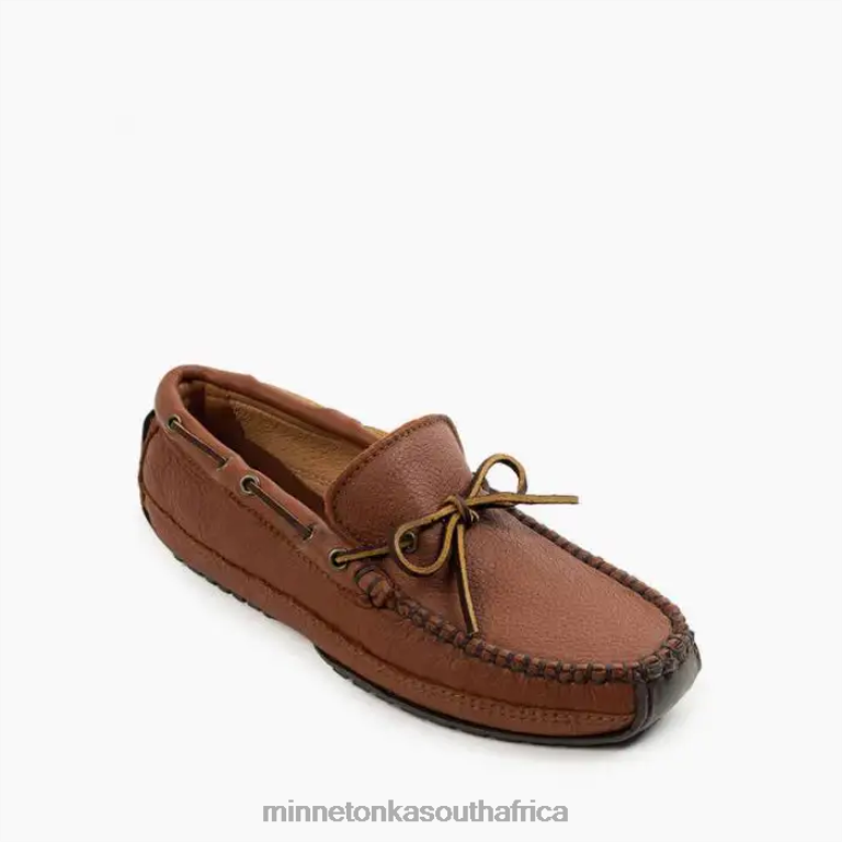 Minnetonka Footwear RNL6F341 Men Moosehide Weekender Carmel