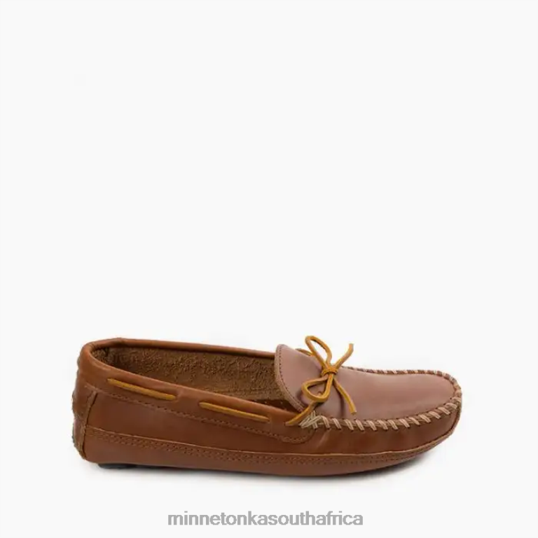 Minnetonka Footwear RNL6F345 Men Essential Driver Chestnut