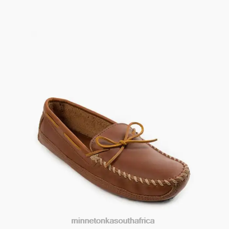 Minnetonka Footwear RNL6F345 Men Essential Driver Chestnut