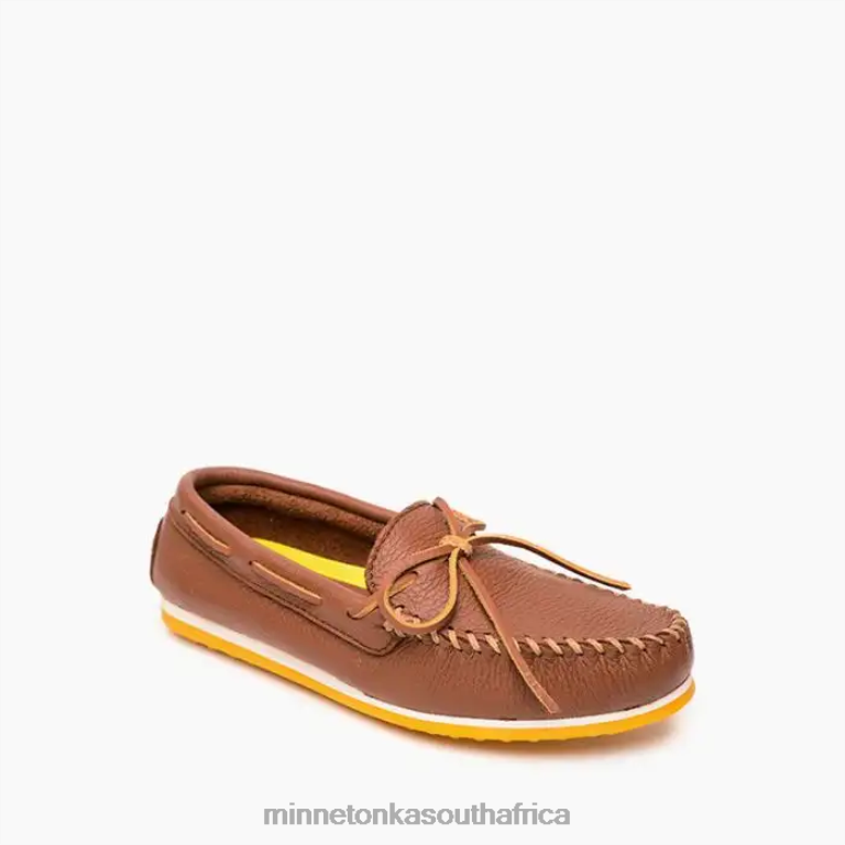 Minnetonka Footwear RNL6F348 Men Moosehide Plus Carmel