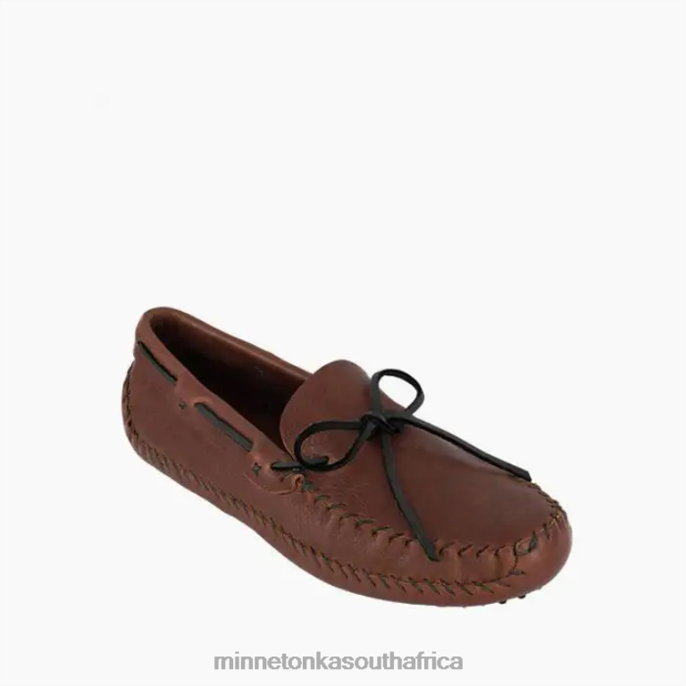 Minnetonka Footwear RNL6F375 Men P.W. Driving Moc Brown/Black