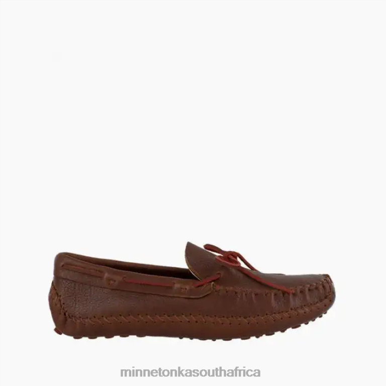 Minnetonka Footwear RNL6F376 Men P.W. Driving Moc Brown/Brandy