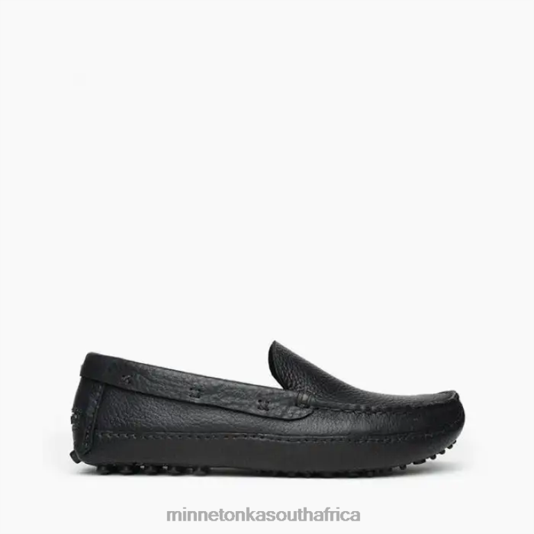 Minnetonka Footwear RNL6F393 Men P.W. Driving Loafer Black