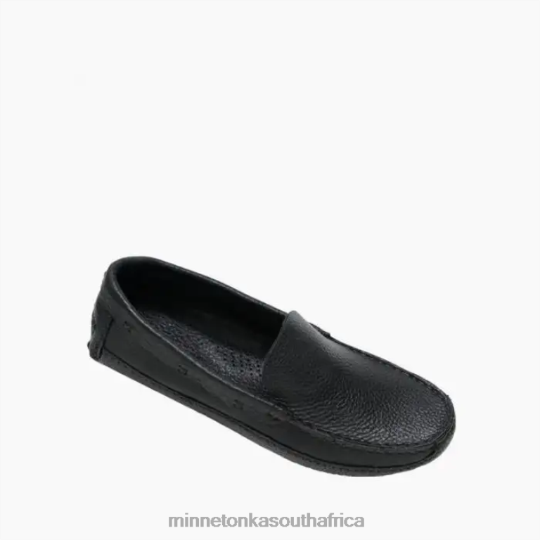 Minnetonka Footwear RNL6F393 Men P.W. Driving Loafer Black
