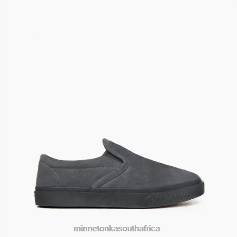 Minnetonka Footwear RNL6F362 Men Alden Charcoal