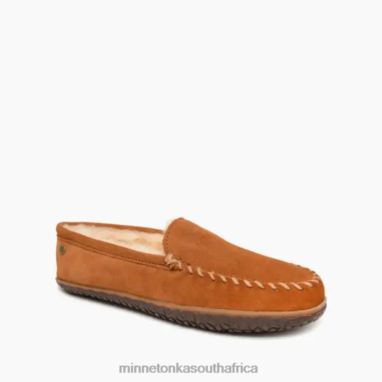 Minnetonka Footwear RNL6F370 Men Sheepskin Tobie Brown