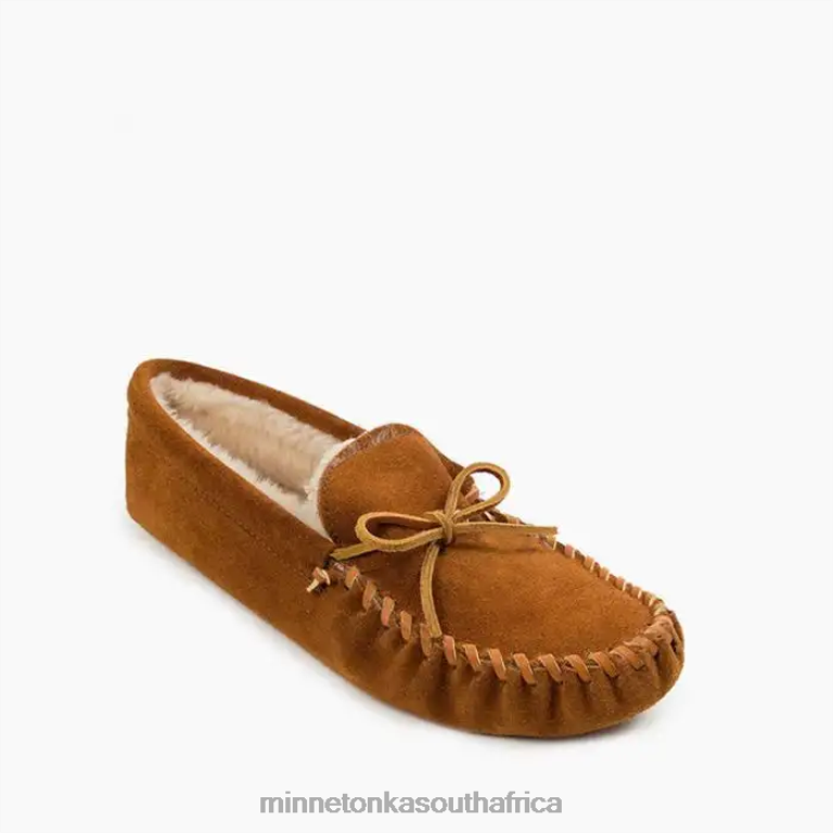 Minnetonka Footwear RNL6F412 Men Pile Lined Softsole Brown