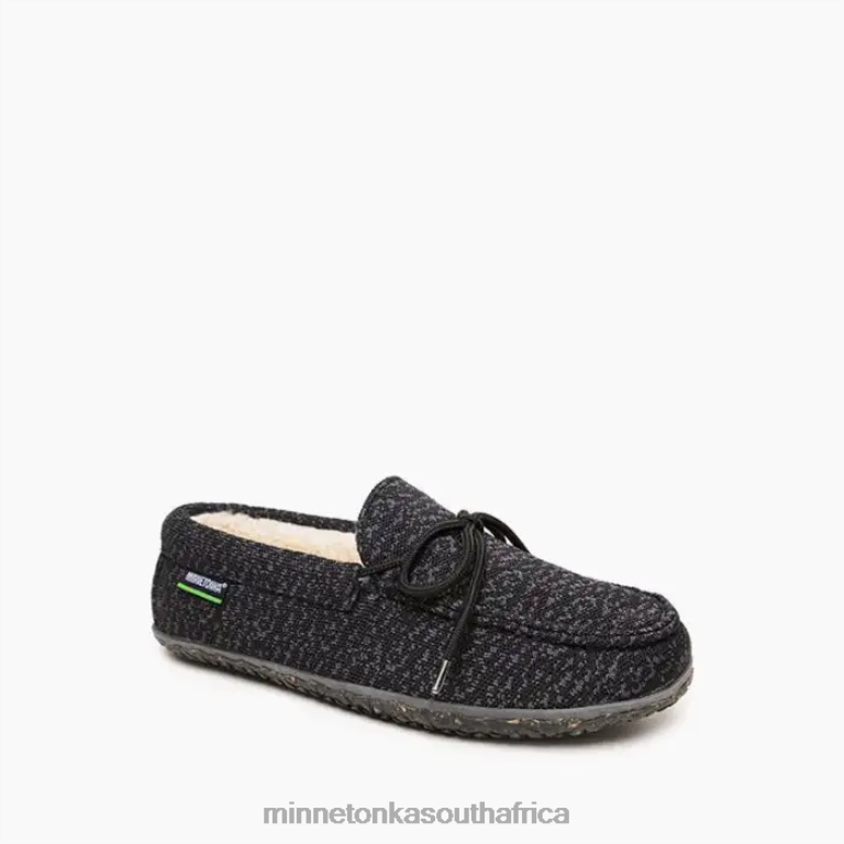 Minnetonka Footwear RNL6F428 Men Eco Oak Black