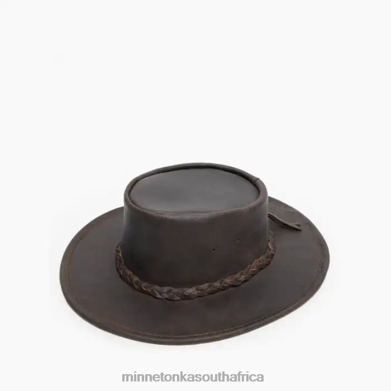 Minnetonka Accessories RNL6F513 Unisex Fold Up Hat Dark Brown