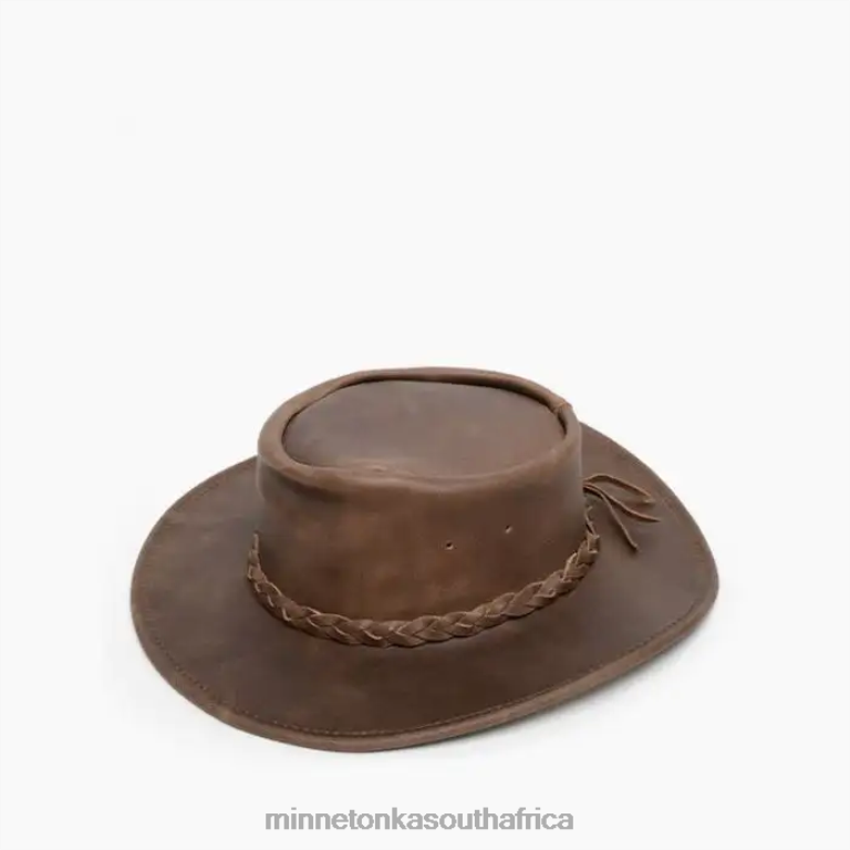 Minnetonka Accessories RNL6F514 Unisex Fold Up Hat Smokey Tan