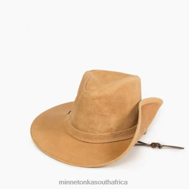 Minnetonka Accessories RNL6F525 Unisex Aussie Hat Tan