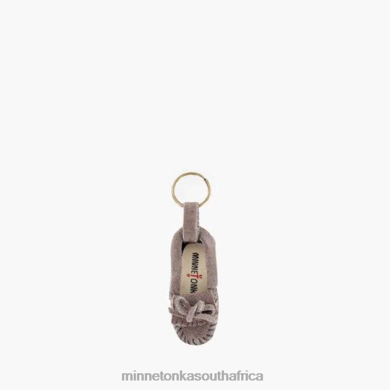 Minnetonka Accessories RNL6F531 Unisex Mini Moc Key Rings Grey