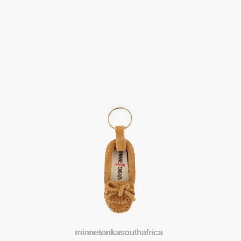 Minnetonka Accessories RNL6F532 Unisex Mini Moc Key Rings Taupe