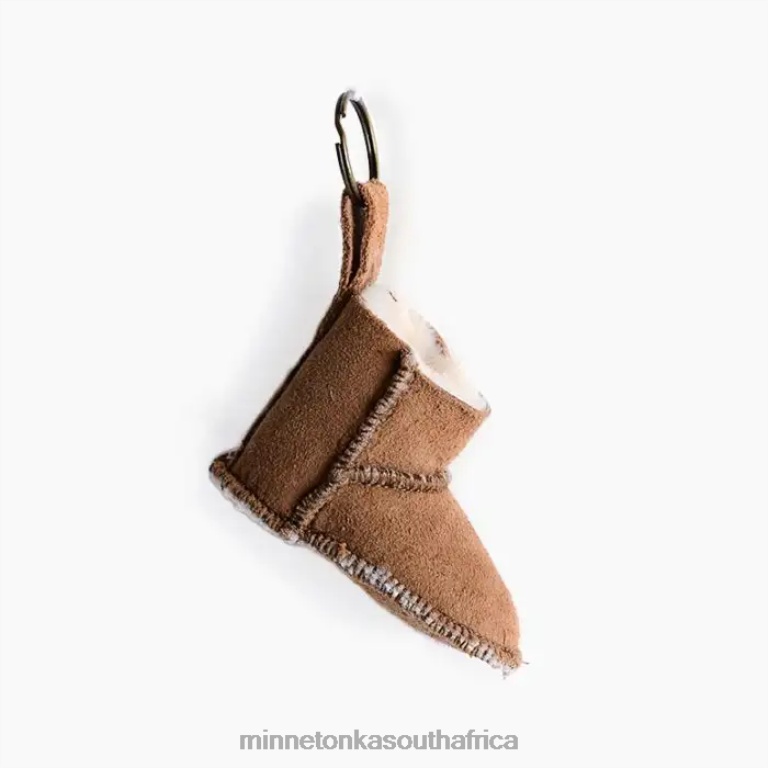 Minnetonka Accessories RNL6F536 Unisex Mini Boot Key Rings Tan