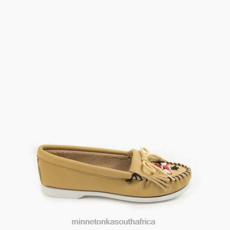 Minnetonka Footwear RNL6F100 Women Thunderbird Boat Moc Natural