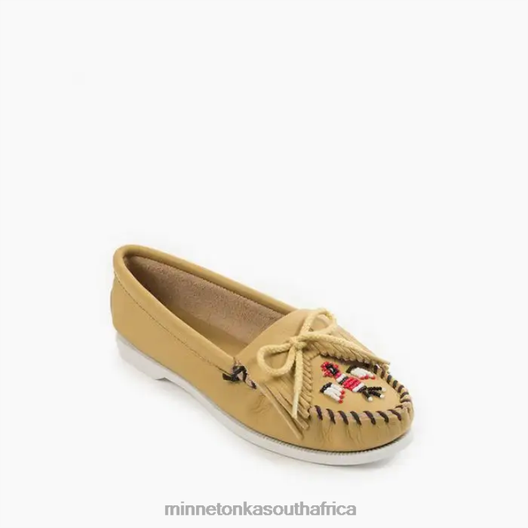 Minnetonka Footwear RNL6F100 Women Thunderbird Boat Moc Natural