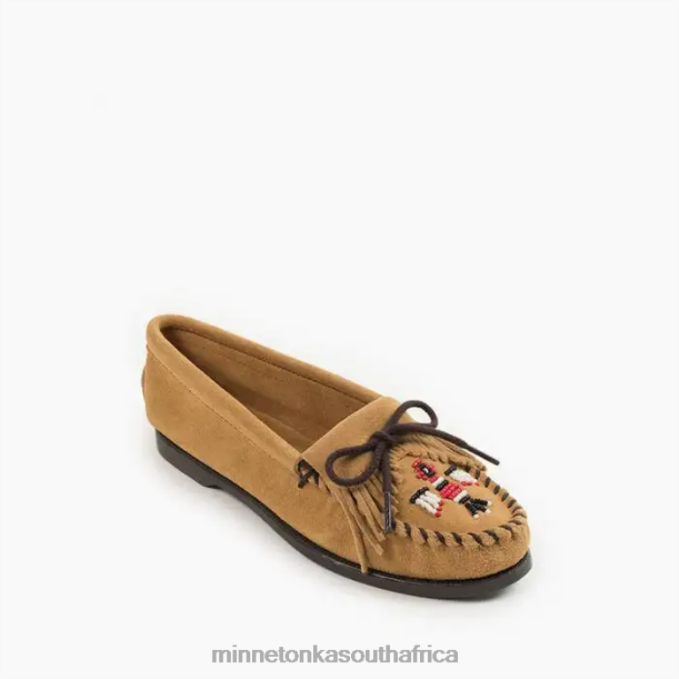 Minnetonka Footwear RNL6F102 Women Thunderbird Boat Moc Tan