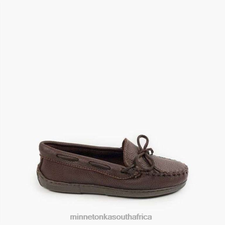 Minnetonka Footwear RNL6F108 Women Moosehide Classic Chocolate