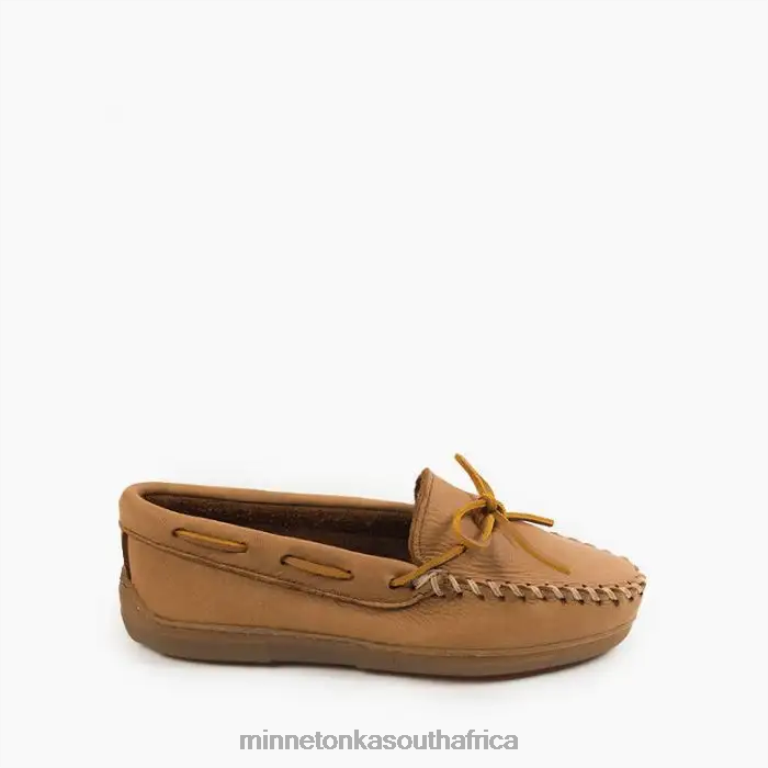 Minnetonka Footwear RNL6F109 Women Moosehide Classic Natural