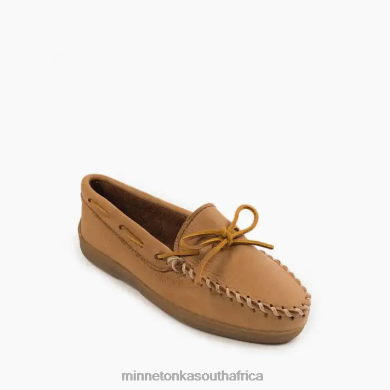 Minnetonka Footwear RNL6F109 Women Moosehide Classic Natural