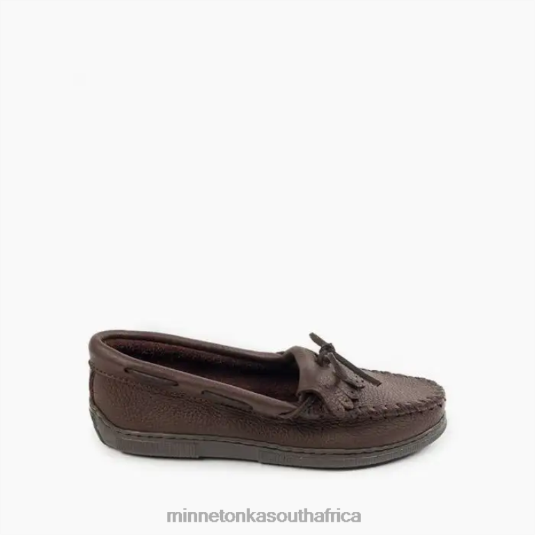 Minnetonka Footwear RNL6F113 Women Moosehide Kilty Chocolate