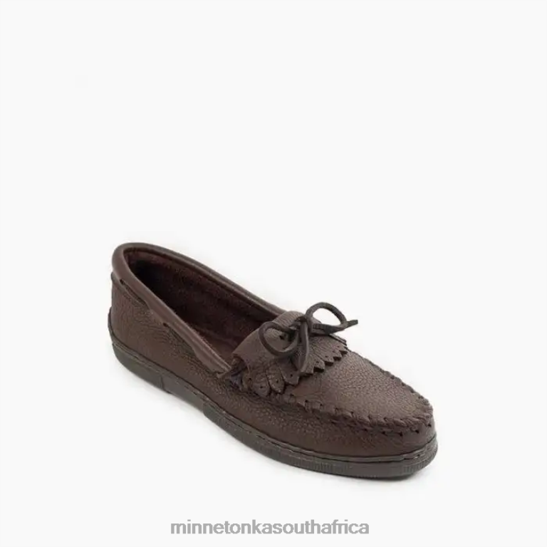 Minnetonka Footwear RNL6F113 Women Moosehide Kilty Chocolate