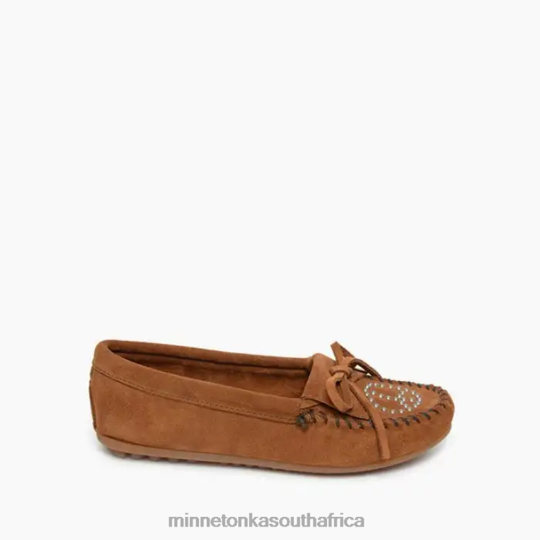 Minnetonka Footwear RNL6F124 Women Peace Moc Brown
