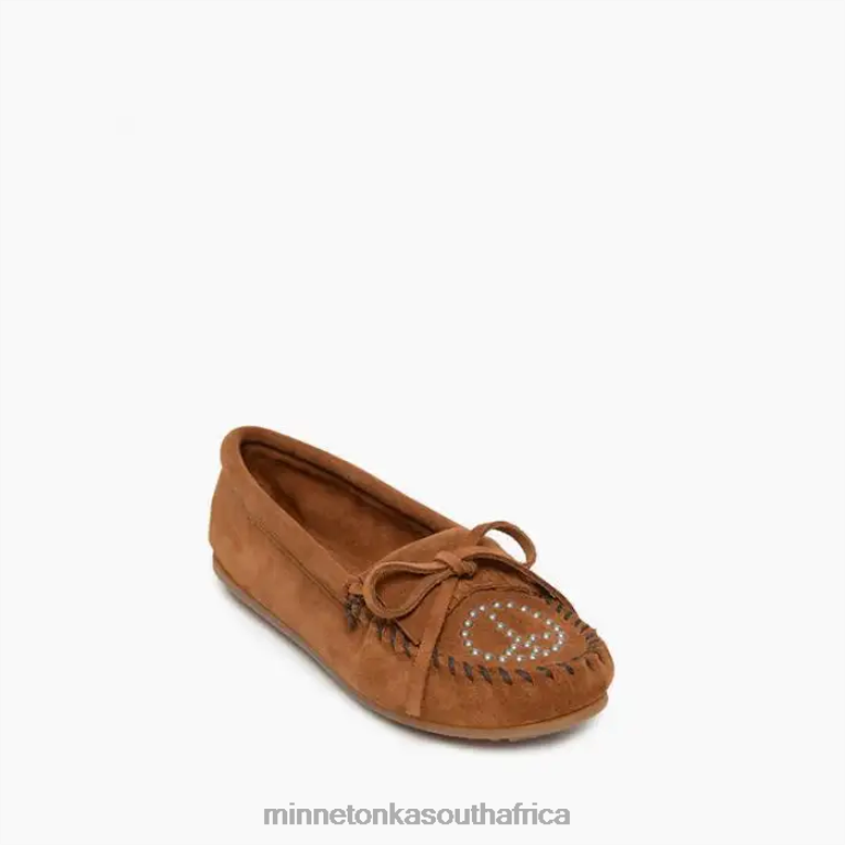 Minnetonka Footwear RNL6F124 Women Peace Moc Brown