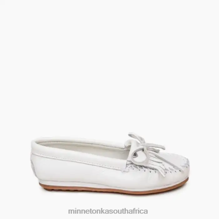 Minnetonka Footwear RNL6F64 Women Leather Kilty Plus White