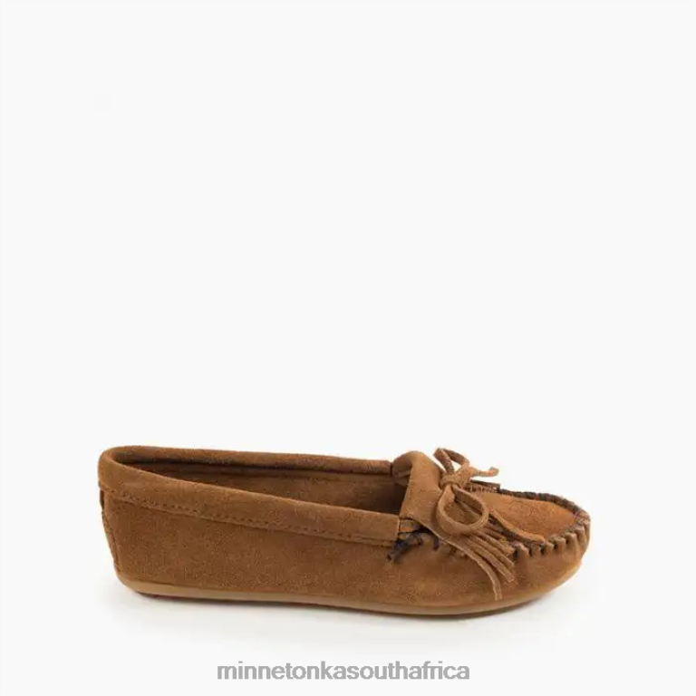 Minnetonka Footwear RNL6F75 Women Kilty Hardsole Dusty Brown
