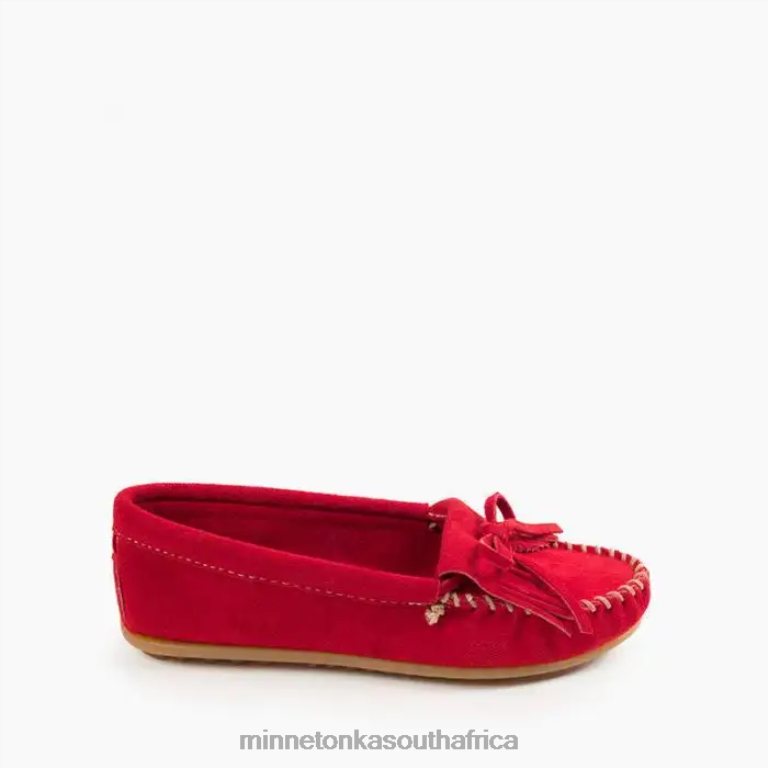Minnetonka Footwear RNL6F80 Women Kilty Hardsole Red