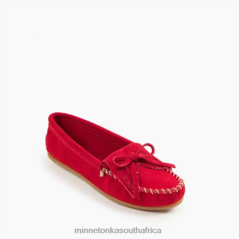 Minnetonka Footwear RNL6F80 Women Kilty Hardsole Red