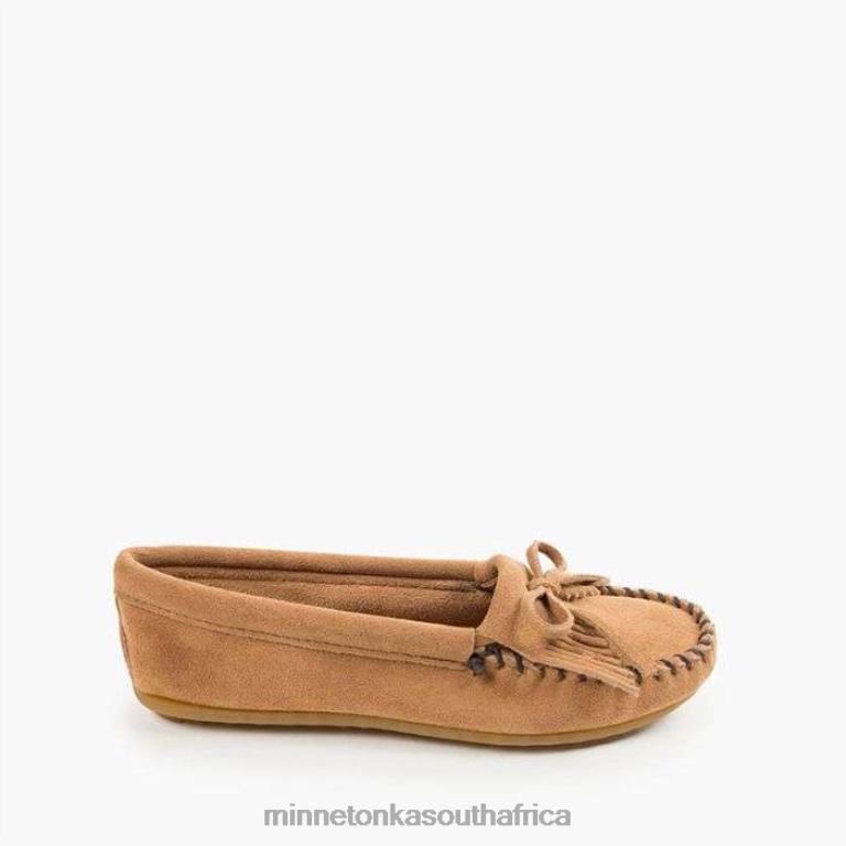 Minnetonka Footwear RNL6F83 Women Kilty Hardsole Taupe
