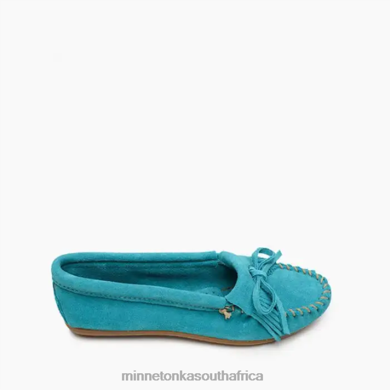 Minnetonka Footwear RNL6F84 Women Kilty Hardsole Turquoise