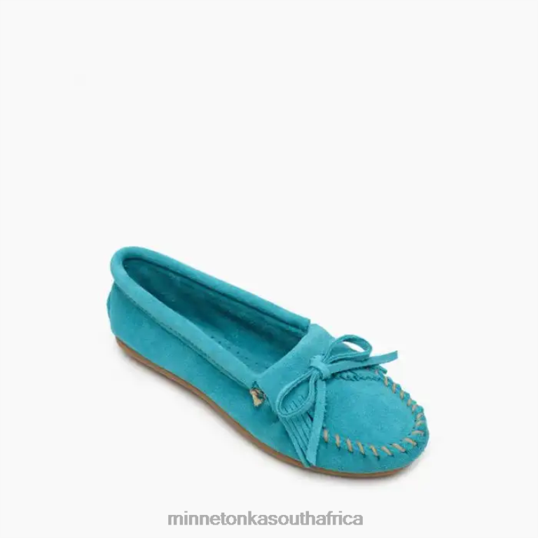 Minnetonka Footwear RNL6F84 Women Kilty Hardsole Turquoise