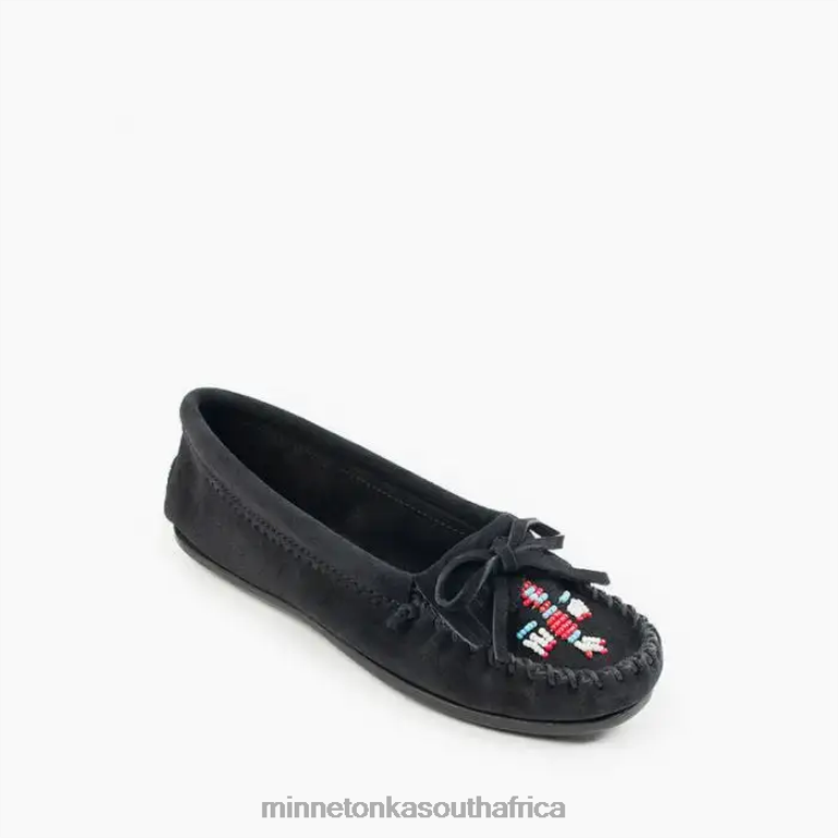 Minnetonka Footwear RNL6F85 Women Thunderbird Moc Black