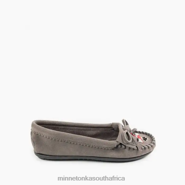 Minnetonka Footwear RNL6F88 Women Thunderbird Moc Grey
