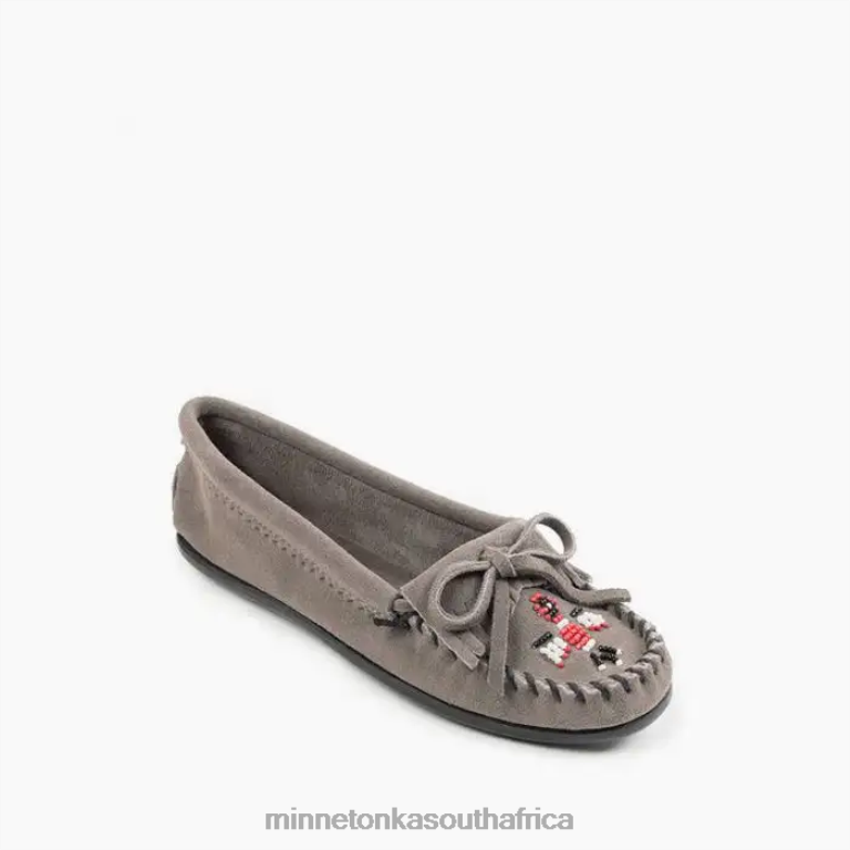 Minnetonka Footwear RNL6F88 Women Thunderbird Moc Grey