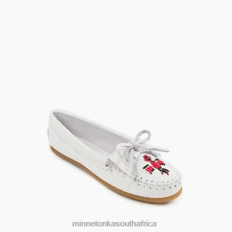 Minnetonka Footwear RNL6F90 Women Thunderbird Moc White