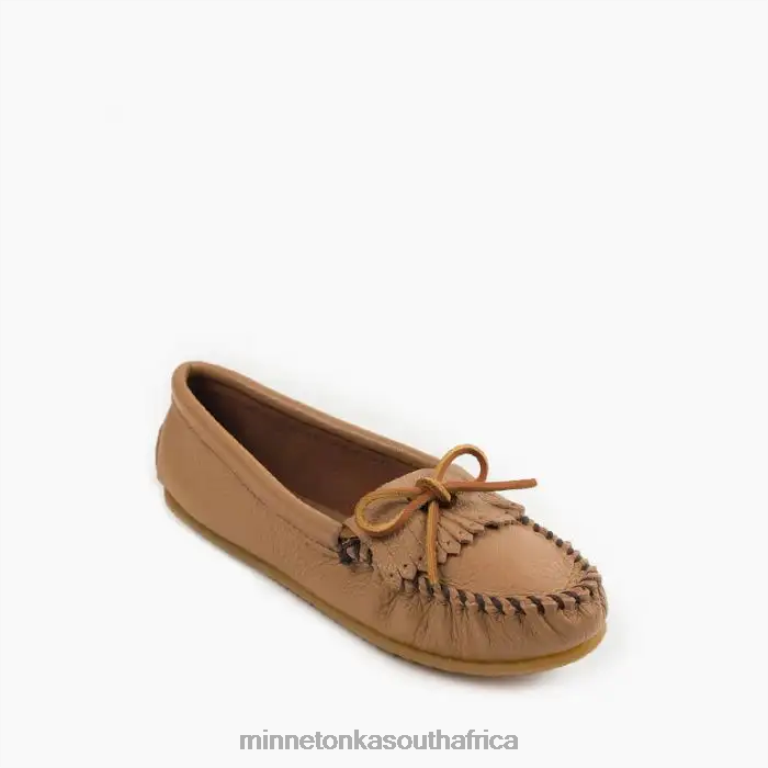 Minnetonka Footwear RNL6F97 Women Deerskin Kilty Mocha