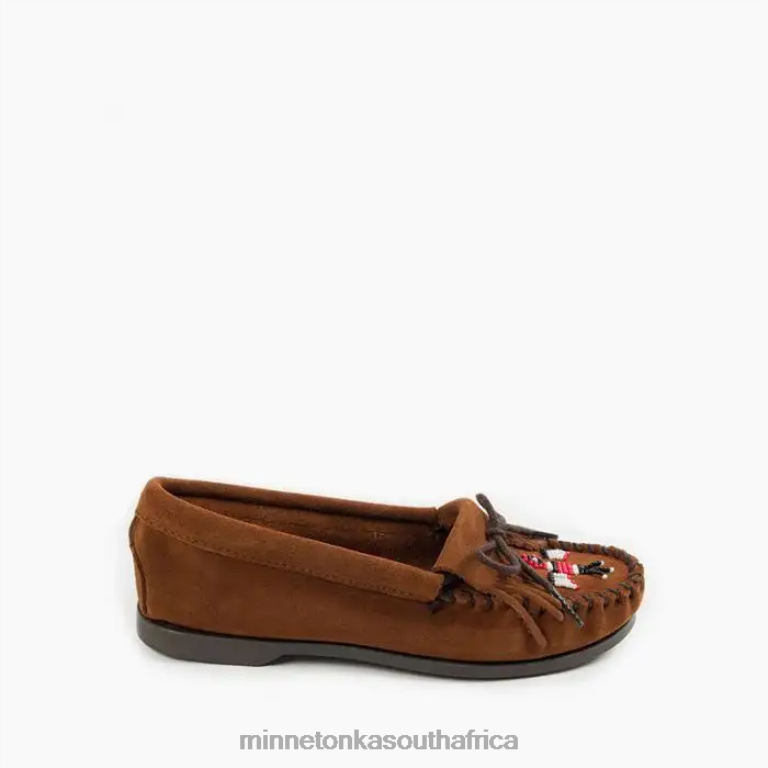 Minnetonka Footwear RNL6F99 Women Thunderbird Boat Moc Brown