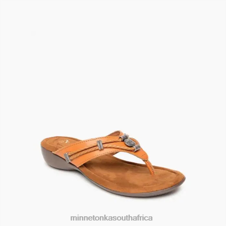Minnetonka Footwear RNL6F154 Women Silverthorne 360 Cognac