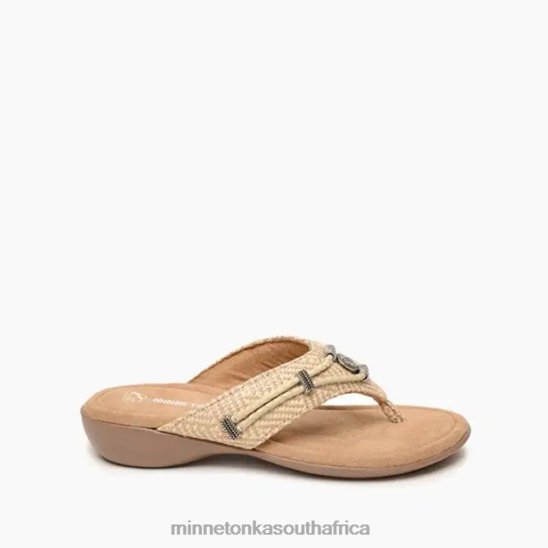 Minnetonka Footwear RNL6F158 Women Silverthorne 360 Natural Basketweave